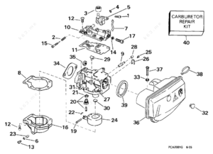Replacement parts 2005 johnson 15 hp model j15rlsoc
