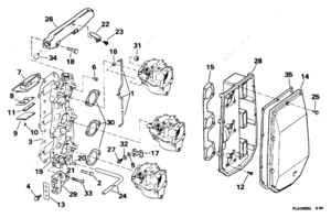 Replacing gearcase johnson 60 hp