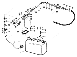 Residential fuel oil tank parts