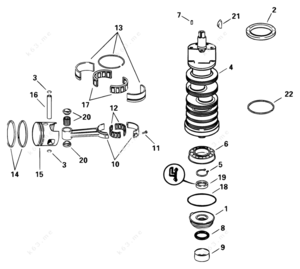 Sami 105 parts list starter