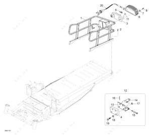 Scaffold kick rails