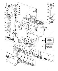 Schematic for 1976 evinrude 55 hp 55673e outboard motor
