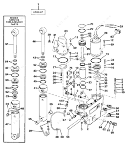 Schematic for fastrac hydraulic assembly on johnson motors