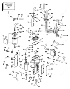 Schematic of a vto fuel pump for a 150 evinrude