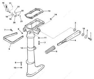 Schematic view of a curtis 6 ft rototiller