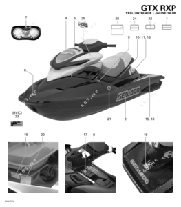 Sea-doo gti 2007 side decals