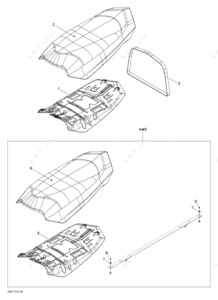 Sea doo seat cover kit 295501149 kit schematics diagram