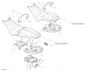 Seadoo 951 di cooling system diagram