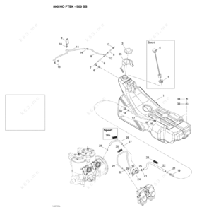 Seadoo gsx limited hose diagram