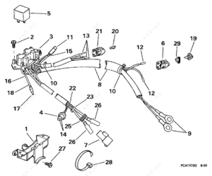 Seadoo power band replacement parts diagram chart