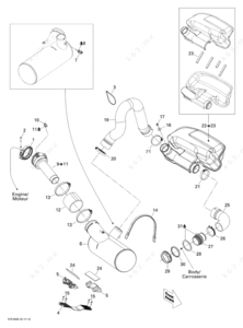 Seadoo speedster exhaust schematics diagram