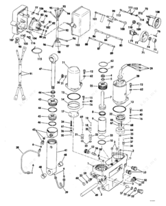 Seals for tilt cylinders 77 johnson outboard