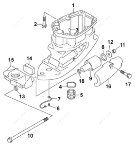 Shaft parts with diagram