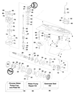 Sheer pin 150 hp omc stern drive
