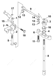 Shift linkage diagram 94 suburban