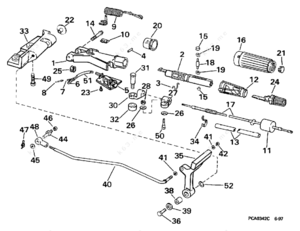 Shifter parts 1998 3000 parts diagram
