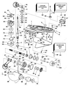 Show diagram of pitot tube in 2003 115hp johnson outboard