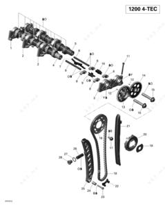 Ski doo 1200 timing marks diagram