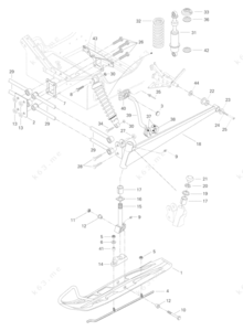 Ski doo 1996 grand touring parts diagram