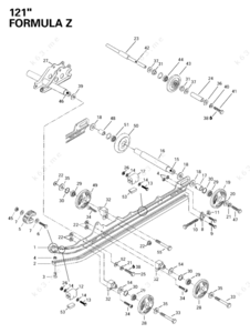 Ski doo 1997 583 grand touring reverse diagram parts manual diagram
