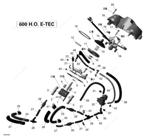 Ski-doo 2015 grand touring le windshield diagram