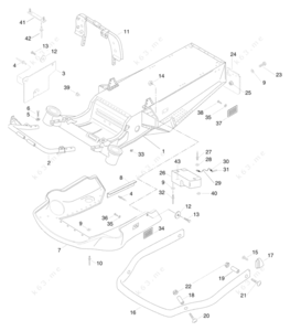 Ski doo 444 parts list diagram