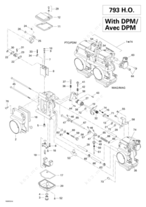 Ski doo 600 mxz carburetor parts diagram
