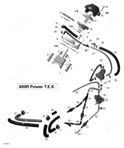 Ski doo 800r power valve disassembly