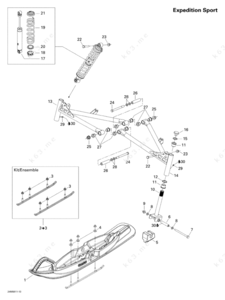 Ski doo expedition suspension parts