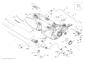 Ski doo fuel gauge grommet diagram