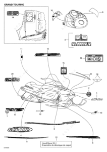 Ski-doo grand touring se 800 parts