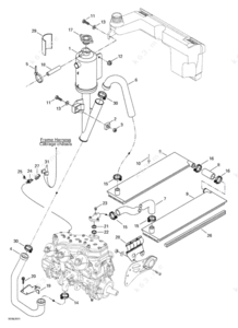 Ski doo oem mach z coolant hose routing diagram