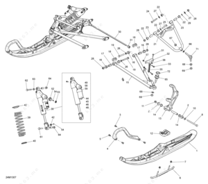 Ski doo parts 2013 xrs