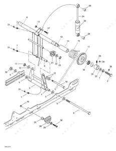 Ski doo prs lower arm bearings