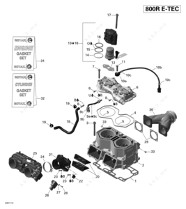 Ski doo pto injector diagram
