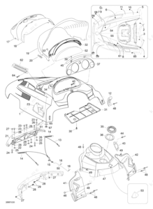 Ski-doo snowmobile parts diagram
