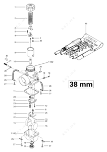 Ski whiz 500 sst carburetor diagram
