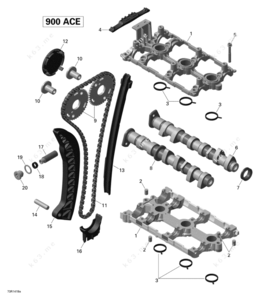 Skidoo 900 ace chaincase seal