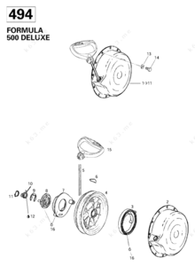 Skidoo formula parts diagram