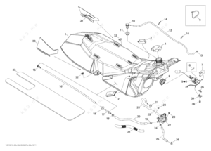 Skidoo fuel vent check valve