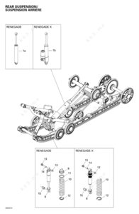 Skidoo kyb shock parts list diagram