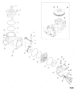 Snap-on air compressor 691915 parts diagram