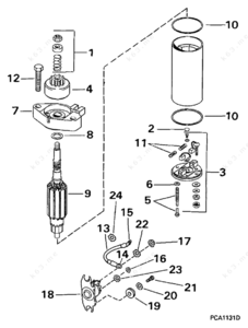 Solenoid parts diagram