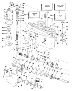 Spaccato motore minarelli p6r