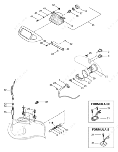 Spirit lamp parts systemic diagram