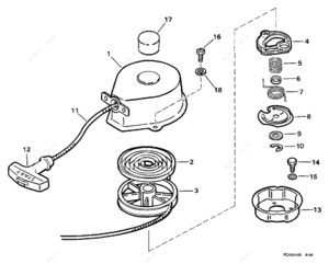 Starter assembly 33329 diagram