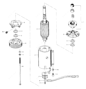 Starter bendix diagram