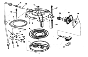 Starter motor for cars assembly line diagram