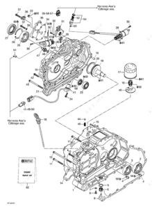 Steel cutting saw diagram