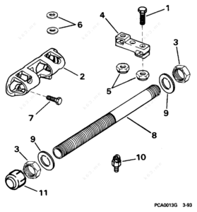Steering for multiple outboard motors